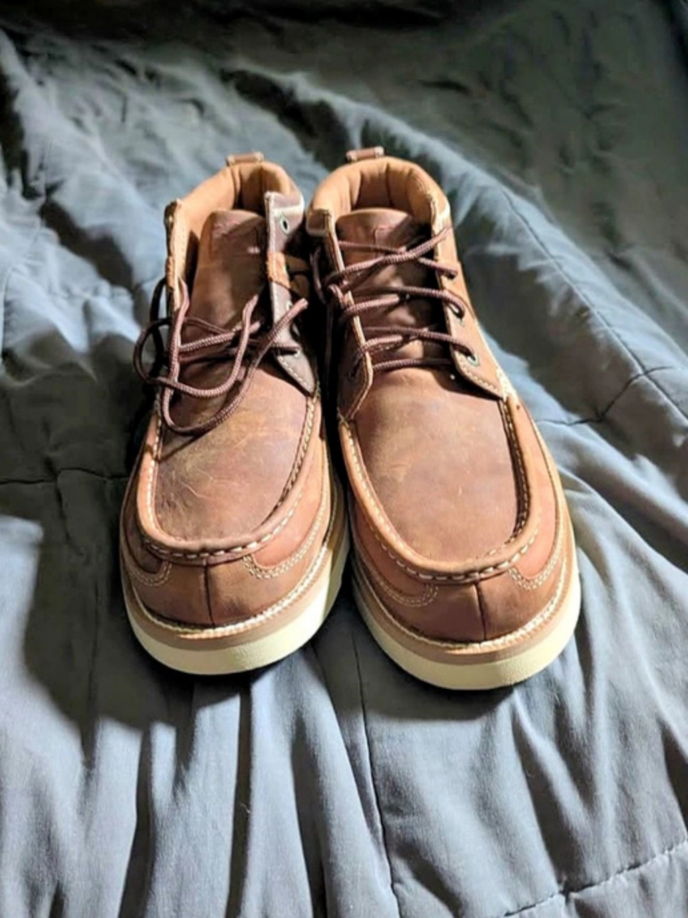 Twisted X Men's 4" Wedge Sole Boot Brown In Size 12 Brand NEW